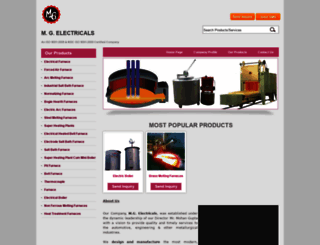 mgfurnaces.com screenshot