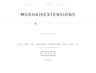 mgrhairextensions.net screenshot