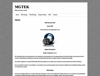mgtek.com.au screenshot
