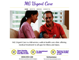 mgurgentcare.net screenshot