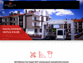 mhdurinsaat.com screenshot