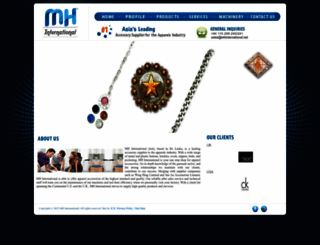 mhinternational.net screenshot