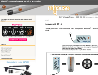 mhouse.portail-automatique.fr screenshot