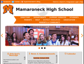 mhs.mamkschools.org screenshot