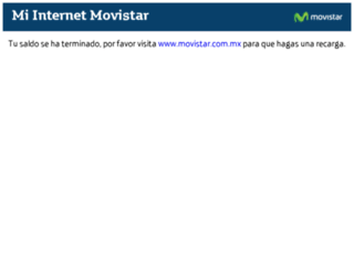 mi-internet.movistar.com.mx screenshot