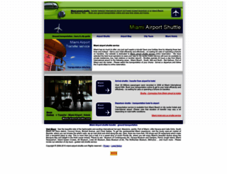 miami-airport-shuttle.com screenshot