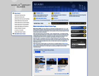 miami-mia.worldairportguides.com screenshot