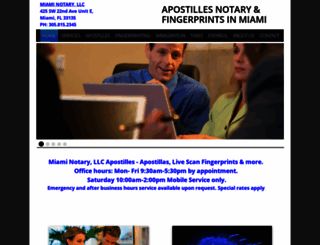 miami-notary.com screenshot