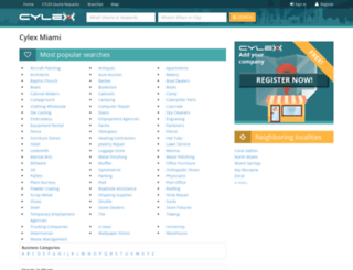 miami.cylex-usa.com screenshot