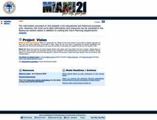miami21.org screenshot