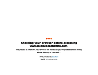 miamibeachchiro.com screenshot