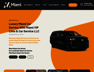 miamiblackcarservice.com screenshot