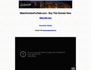 miamicondosforsale.com screenshot