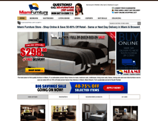 miamifurniture.com screenshot