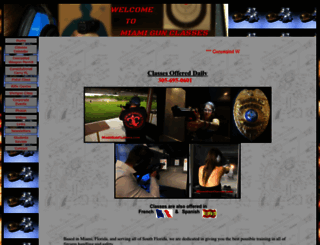 miamigunclasses.com screenshot