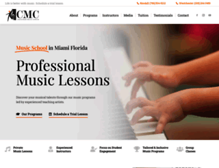 miamimusicschool.com screenshot