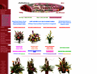miamionlineflowers.com screenshot