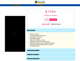 miamiparasail.com screenshot