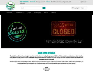 miamisound.com.au screenshot