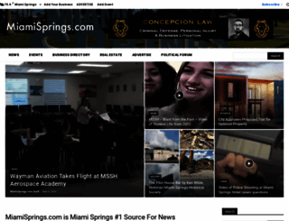 miamisprings.com screenshot