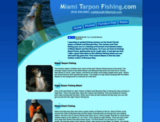miamitarponfishing.com screenshot