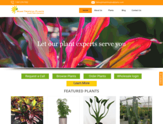 miamitropicalplants.com screenshot