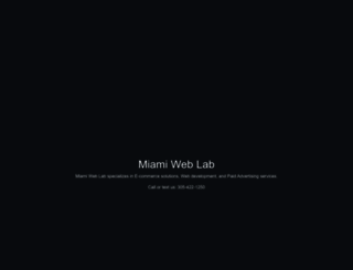 miamiweblab.com screenshot