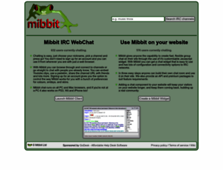 mibbit.com screenshot