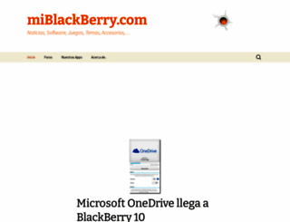 miblackberry.com screenshot