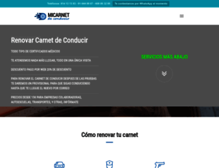 micarnetdeconducir.com screenshot