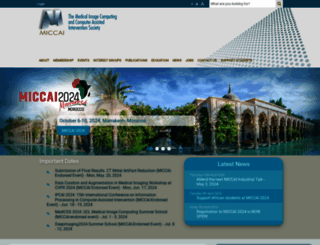 miccai.org screenshot