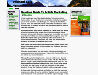 michael-c-cole.com screenshot