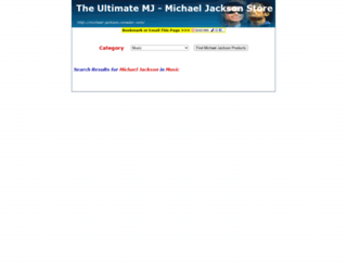 michael-jackson.conador.com screenshot