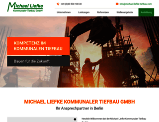 michael-liefke-tiefbau.com screenshot