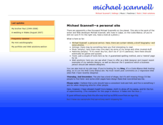 michael-scannell.com screenshot
