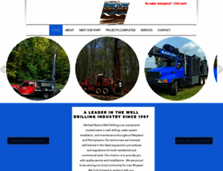 michaelbarlowwelldrilling.com screenshot