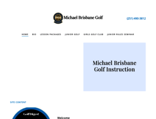 michaelbrisbanegolf.com screenshot