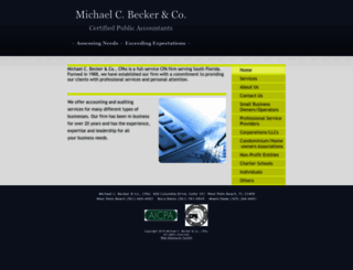 michaelcbeckercpas.com screenshot