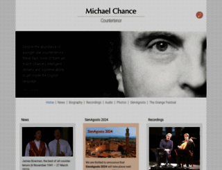 michaelchancecountertenor.co.uk screenshot