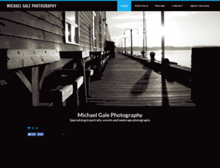 michaelgalephotography.com screenshot