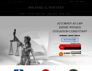 michaelgwatters.com screenshot