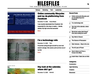 michaelhiles.com screenshot