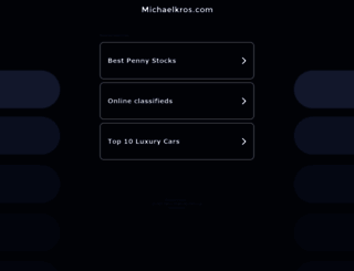 michaelkros.com screenshot
