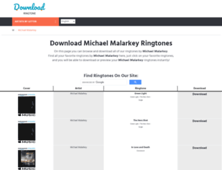 michaelmalarkey.download-ringtone.com screenshot