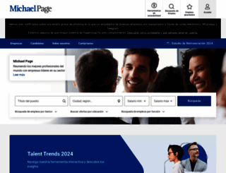 michaelpage.cl screenshot