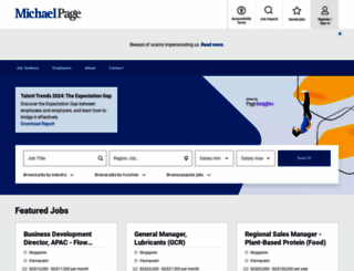 michaelpage.com.sg screenshot