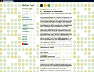 michaelpead.blogspot.fr screenshot