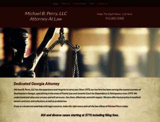 michaelperrylaw.com screenshot