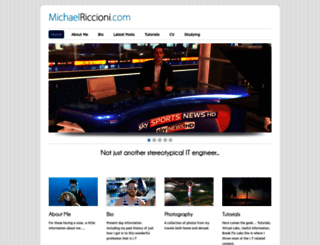 michaelriccioni.com screenshot