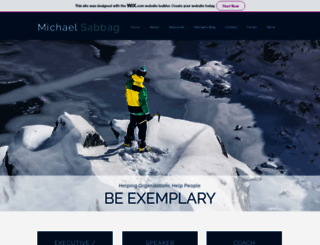 michaelsabbag.com screenshot